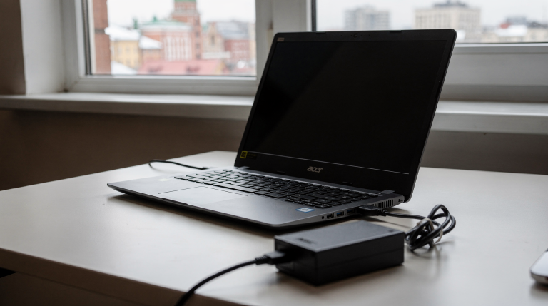Ноутбук Acer не заряжается: диагностика блока питания, разъема и аккумулятора